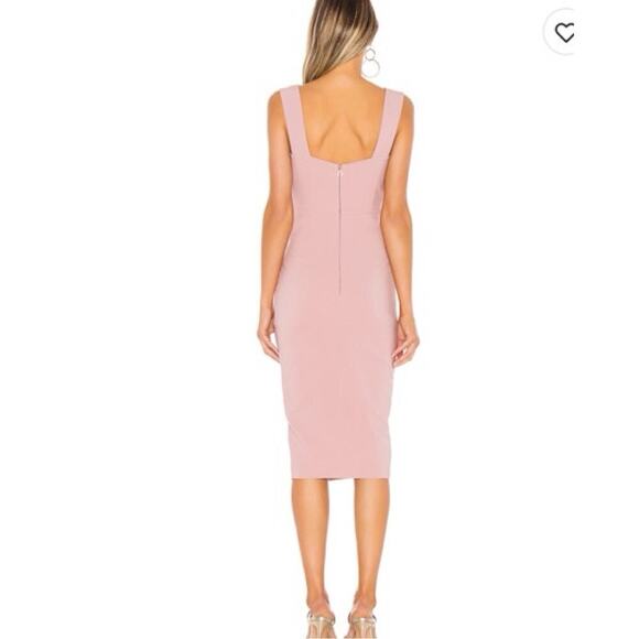 NWT Nookie Viva 2 Way Midi Dress Women's Dusty Pink Size Medium - Picture 2 of 8